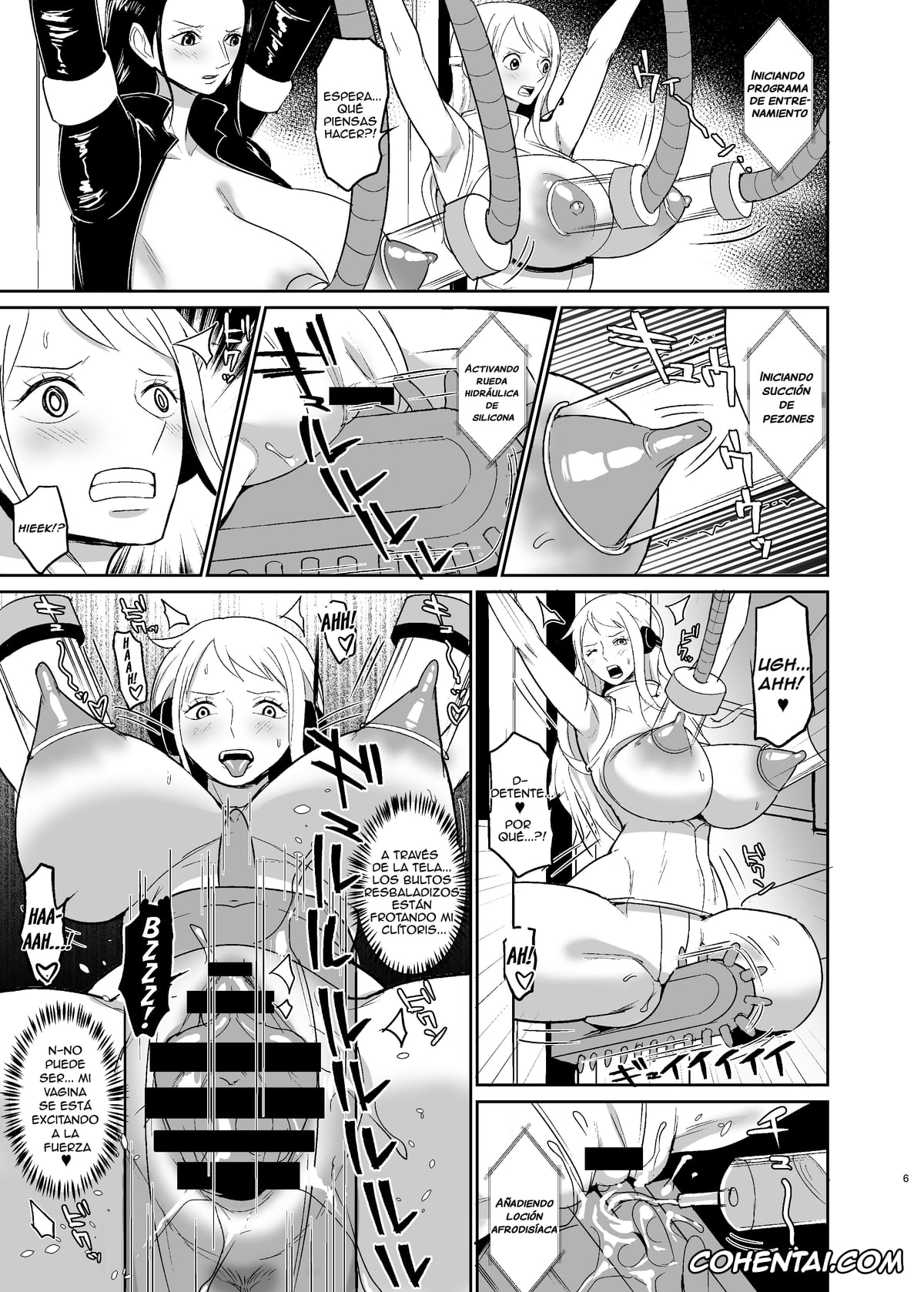 One Piece hentai, Lilith hentai, Nami hentai, Nico Robin hentai, Onna Kaizoku Kyousei Zecchou Kikaikan (One Piece), pagina 6