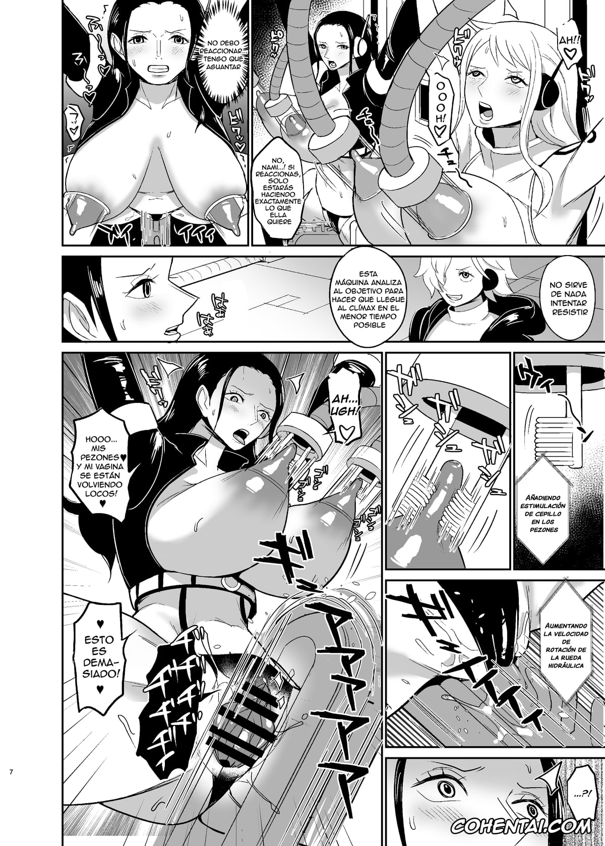 One Piece xxx, Lilith xxx, Nami xxx, Nico Robin xxx, Onna Kaizoku Kyousei Zecchou Kikaikan (One Piece), pagina 7