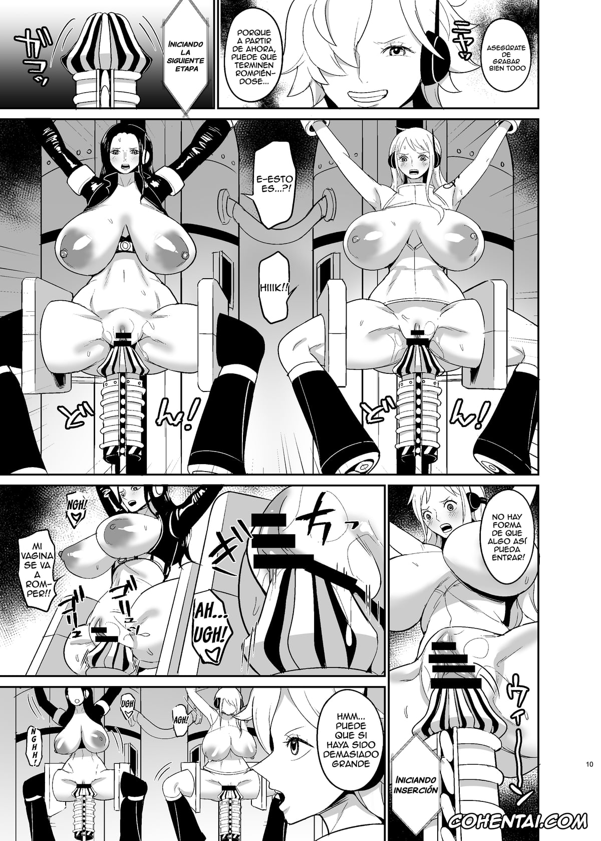 One Piece xxx, Lilith xxx, Nami xxx, Nico Robin xxx, Onna Kaizoku Kyousei Zecchou Kikaikan (One Piece), pagina 10