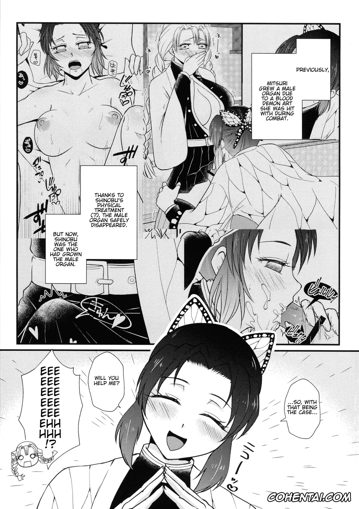 Kimetsu No Yaiba | Demon Slayer hentai, Mitsuri Kanroji hentai, Shinobu Kochou hentai, Gotsugou! Futanari Kekkijutsu Ni (Kimetsu no Yaiba), pagina 3