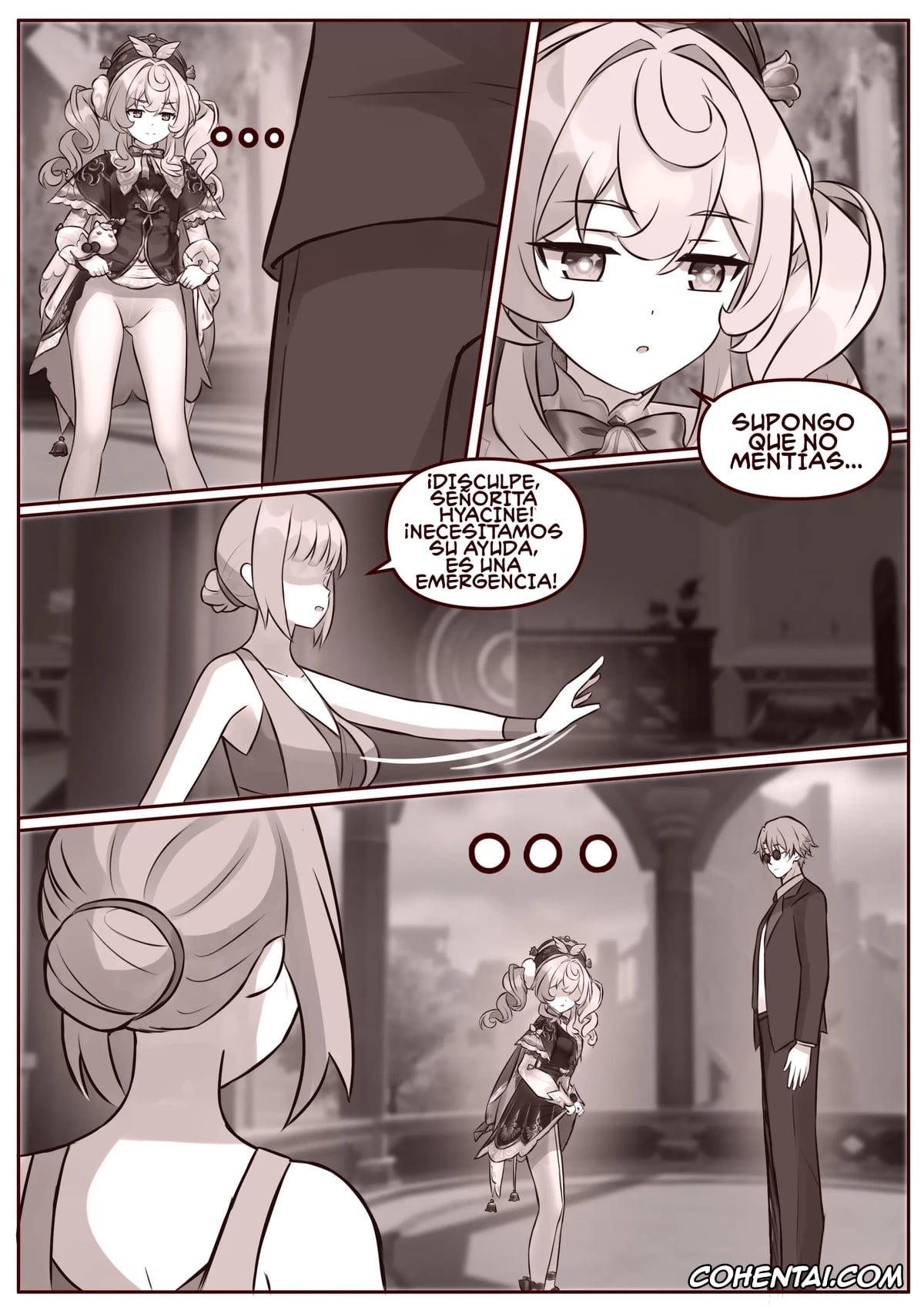 Honkai: Star Rail hentai, Hyacine hentai, Skott hentai, Finish Hyacine (Honkai: Star Rail), pagina 3