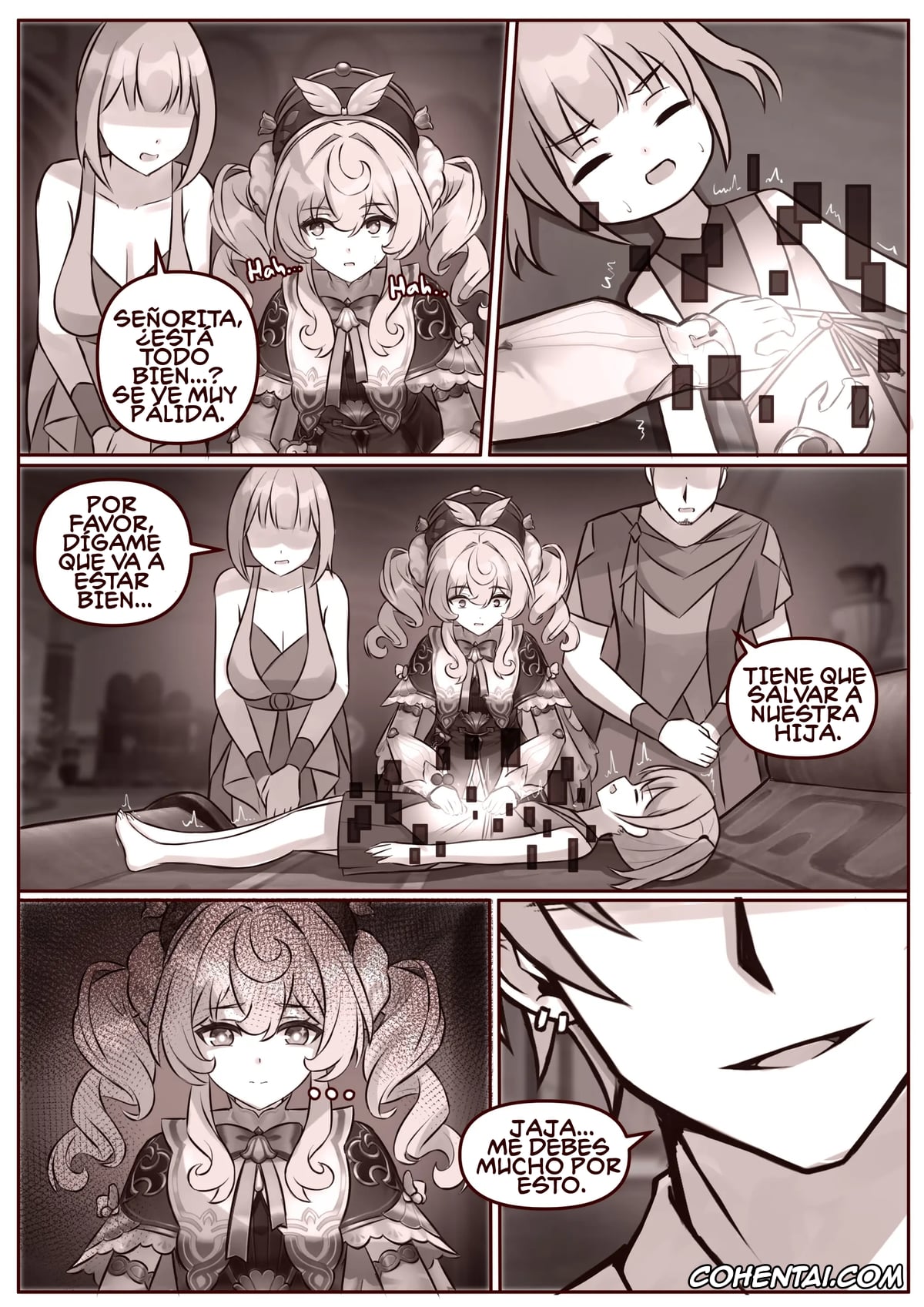 Honkai: Star Rail hentai, Hyacine hentai, Skott hentai, Finish Hyacine (Honkai: Star Rail), pagina 6