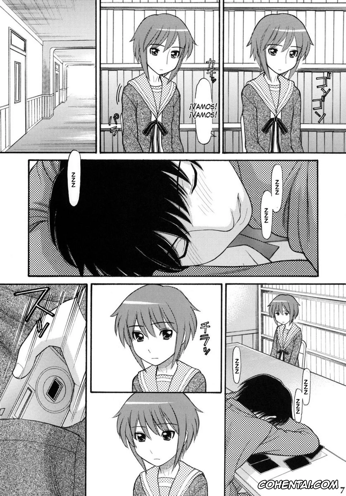 The Melancholy Of Haruhi Suzumiya | Suzumiya Haruhi No Yuuutsu hentai, Kyon hentai, Yuki Nagato hentai, Some Day In The YUKI.N (Suzumiya Haruhi no Yuuutsu), pagina 6