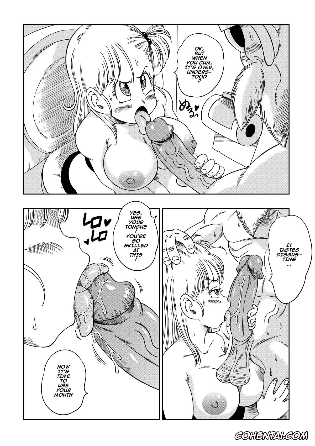 Dragon Ball hentai, Bulma Briefs hentai, Master Roshi hentai, Kame Toilet (Dragon Ball), pagina 15