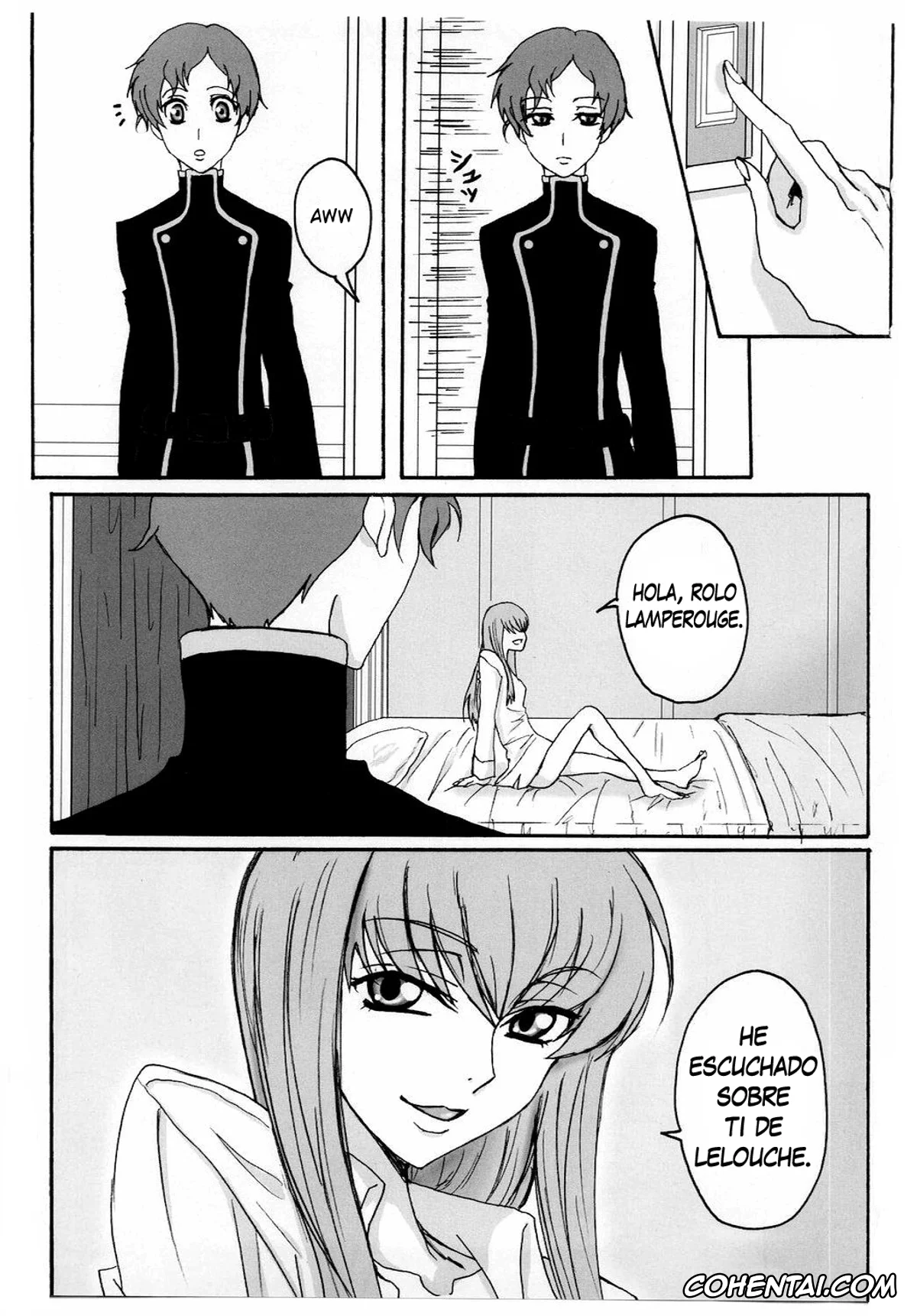 Code Geass porno, C.c. porno, Rolo Lamperouge porno, Secret Secret (CODE GEASS: Hangyaku no Lelouch), pagina 2