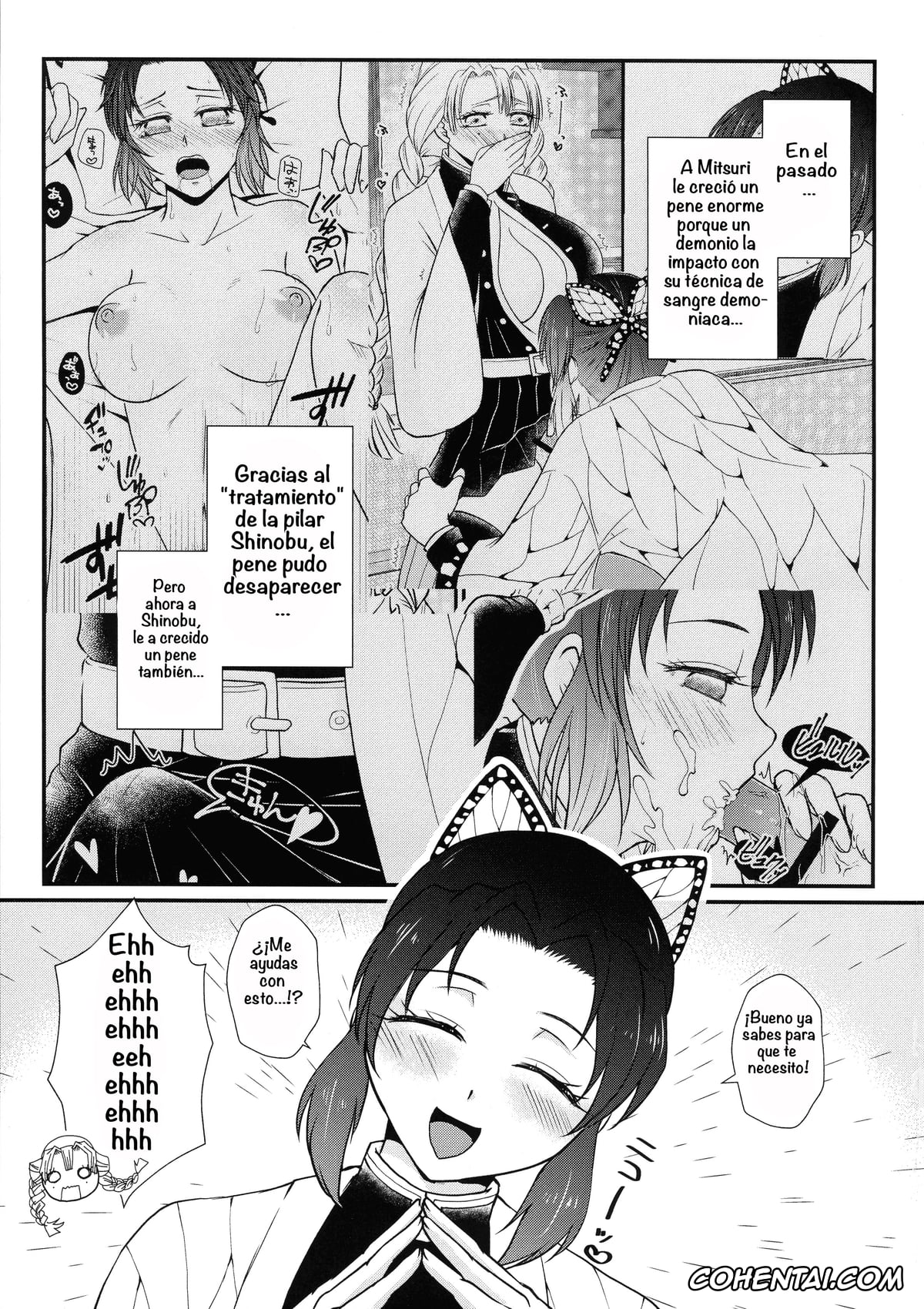 Kimetsu No Yaiba | Demon Slayer hentai, Mitsuri Kanroji hentai, Shinobu Kochou hentai, Gotsugou! Futanari Kekkijutsu Ni (Kimetsu no Yaiba), pagina 3