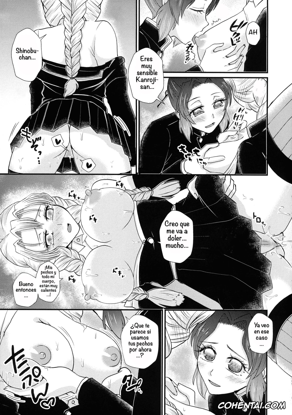 Kimetsu No Yaiba | Demon Slayer hentai, Mitsuri Kanroji hentai, Shinobu Kochou hentai, Gotsugou! Futanari Kekkijutsu Ni (Kimetsu no Yaiba), pagina 9