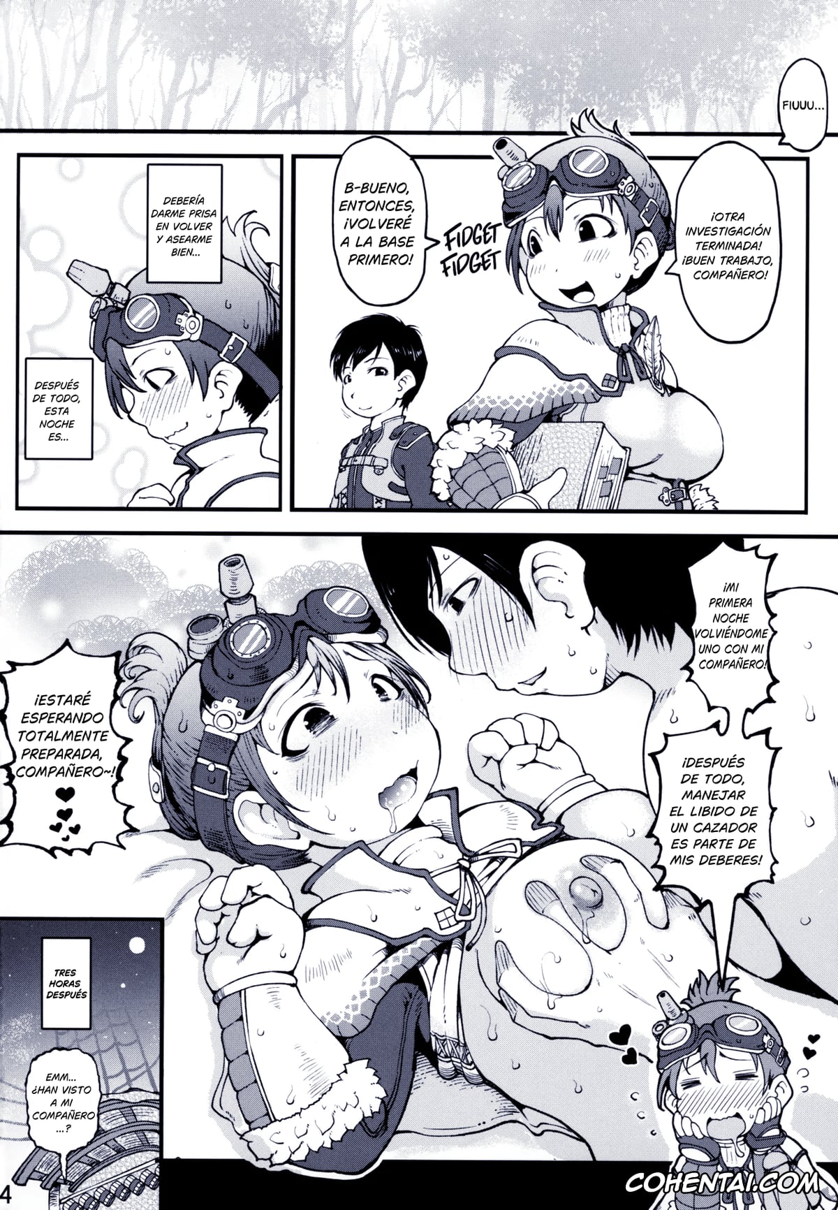 Monster Hunter xxx, Katsuyoku no Uketsukejou (Monster Hunter), pagina 4