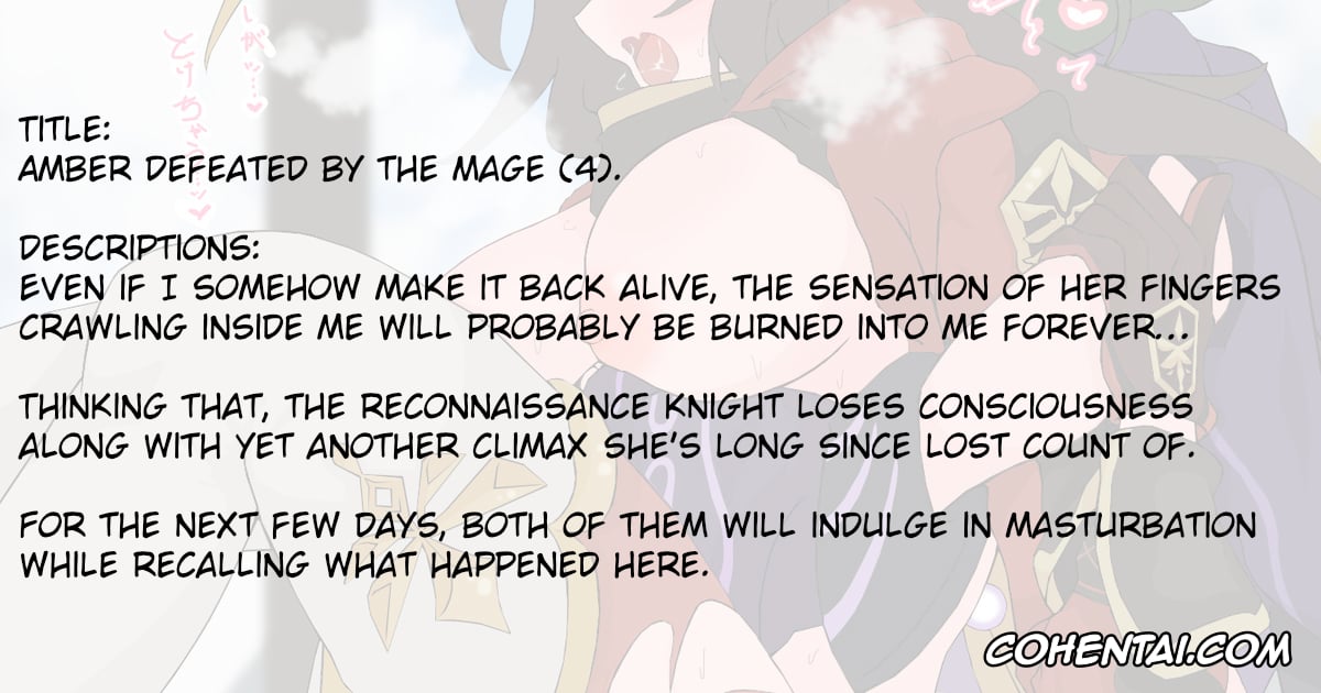 Genshin Impact hentai, Amber hentai, Fatui Electro Cicin Mage hentai, Amber (Genshin Impact), pagina 18