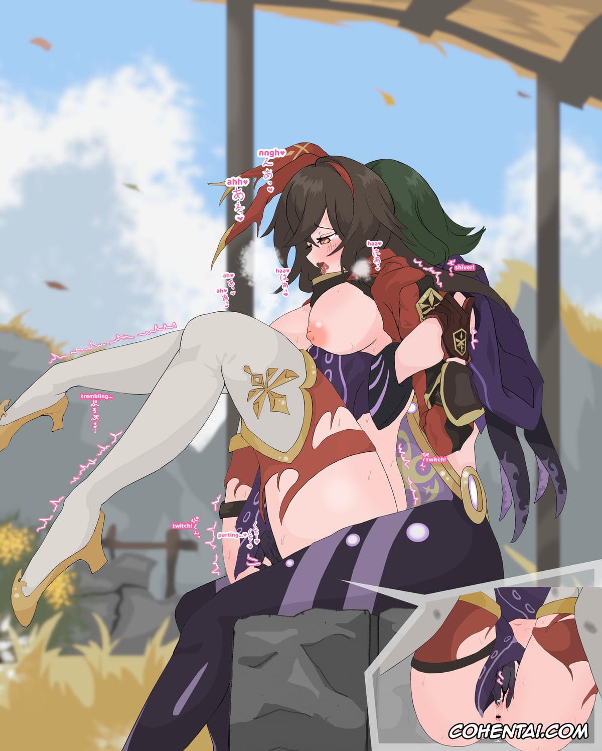 Genshin Impact hentai, Amber hentai, Fatui Electro Cicin Mage hentai, Amber (Genshin Impact), pagina 21
