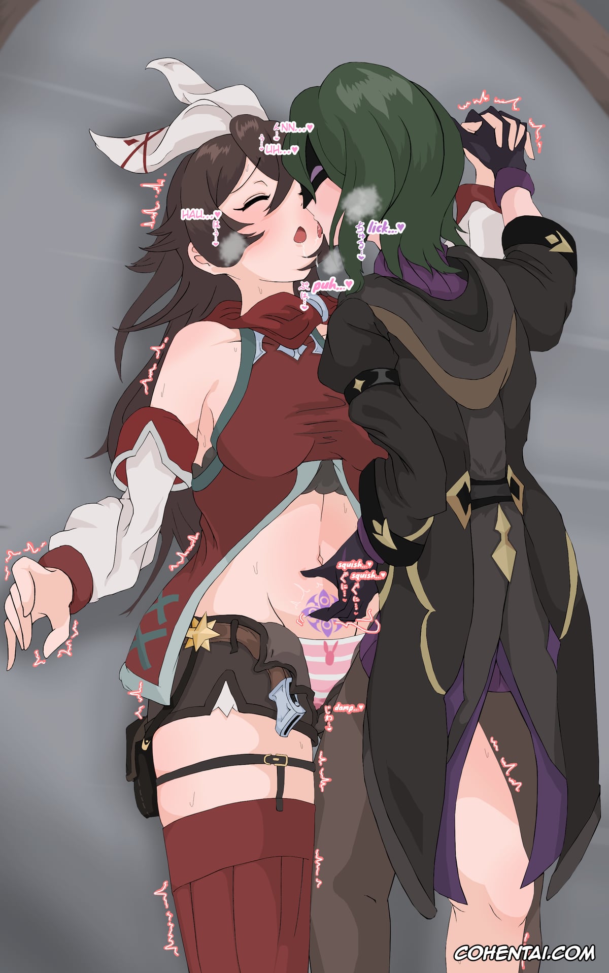 Genshin Impact hentai, Amber hentai, Fatui Electro Cicin Mage hentai, Amber (Genshin Impact), pagina 27