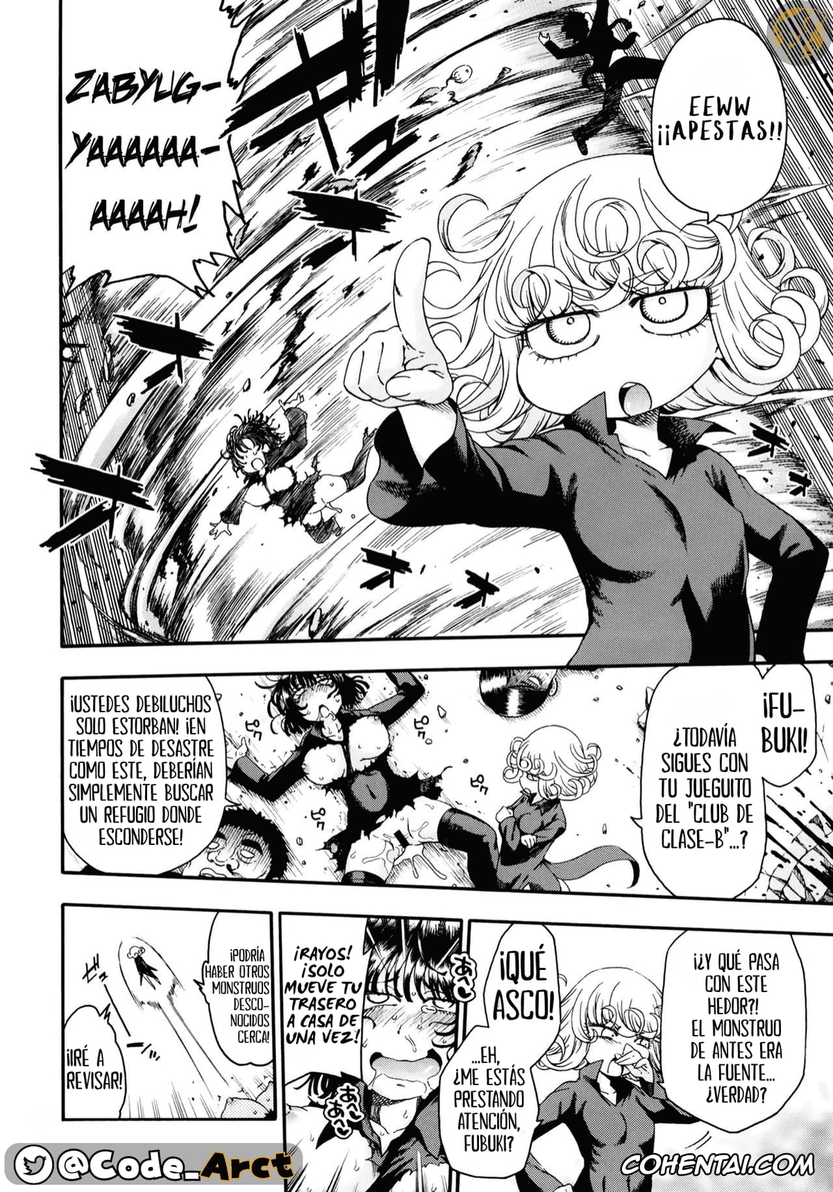 One Punch Man hentai, Jigoku no Fubuki hentai, Senritsu No Tatsumaki hentai, Nivel de desastre: Tatsumaki (One Punch Man), pagina 6