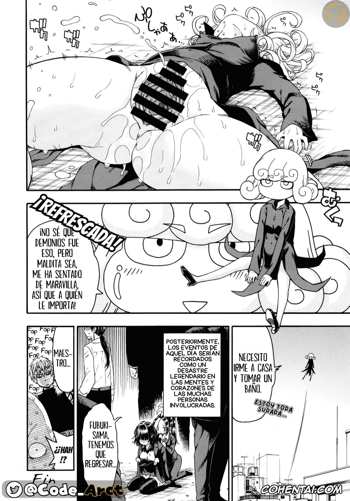 One Punch Man xxx, Jigoku no Fubuki xxx, Senritsu No Tatsumaki xxx, Nivel de desastre: Tatsumaki (One Punch Man), pagina 16