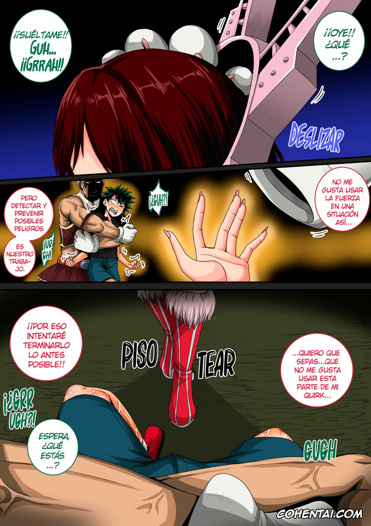 My Hero Academia | Boku No Hero Academia hentai, Izuku Midoriya hentai, Mina Ashido hentai, Ochako Uraraka hentai, Tsuyu Asui hentai, My Harem Academia Chapter 8 Part 3 Breaking into a broken heart (Boku no Hero Academia), pagina 6