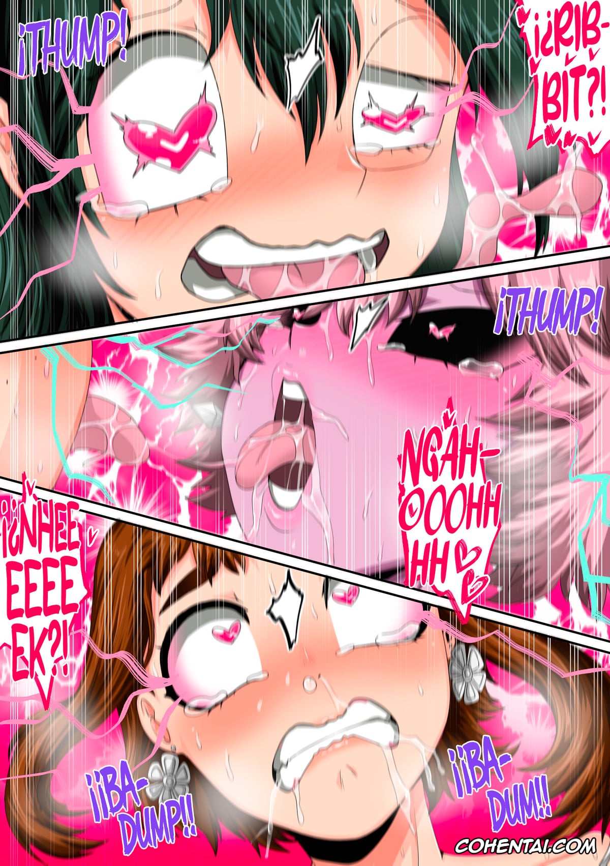 My Hero Academia | Boku No Hero Academia xxx, Izuku Midoriya xxx, Mina Ashido xxx, Ochako Uraraka xxx, Tsuyu Asui xxx, My Harem Academia Chapter 8 Part 3 Breaking into a broken heart (Boku no Hero Academia), pagina 100