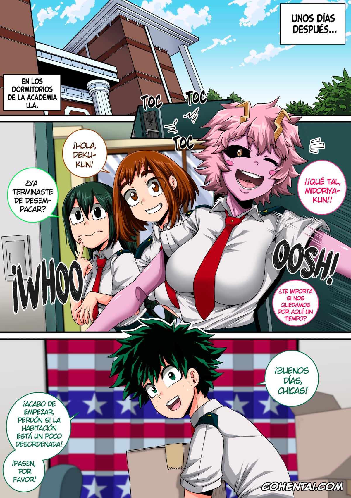 My Hero Academia | Boku No Hero Academia porno, Izuku Midoriya porno, Mina Ashido porno, Ochako Uraraka porno, Tsuyu Asui porno, My Harem Academia Chapter 8 Part 3 Breaking into a broken heart (Boku no Hero Academia), pagina 107