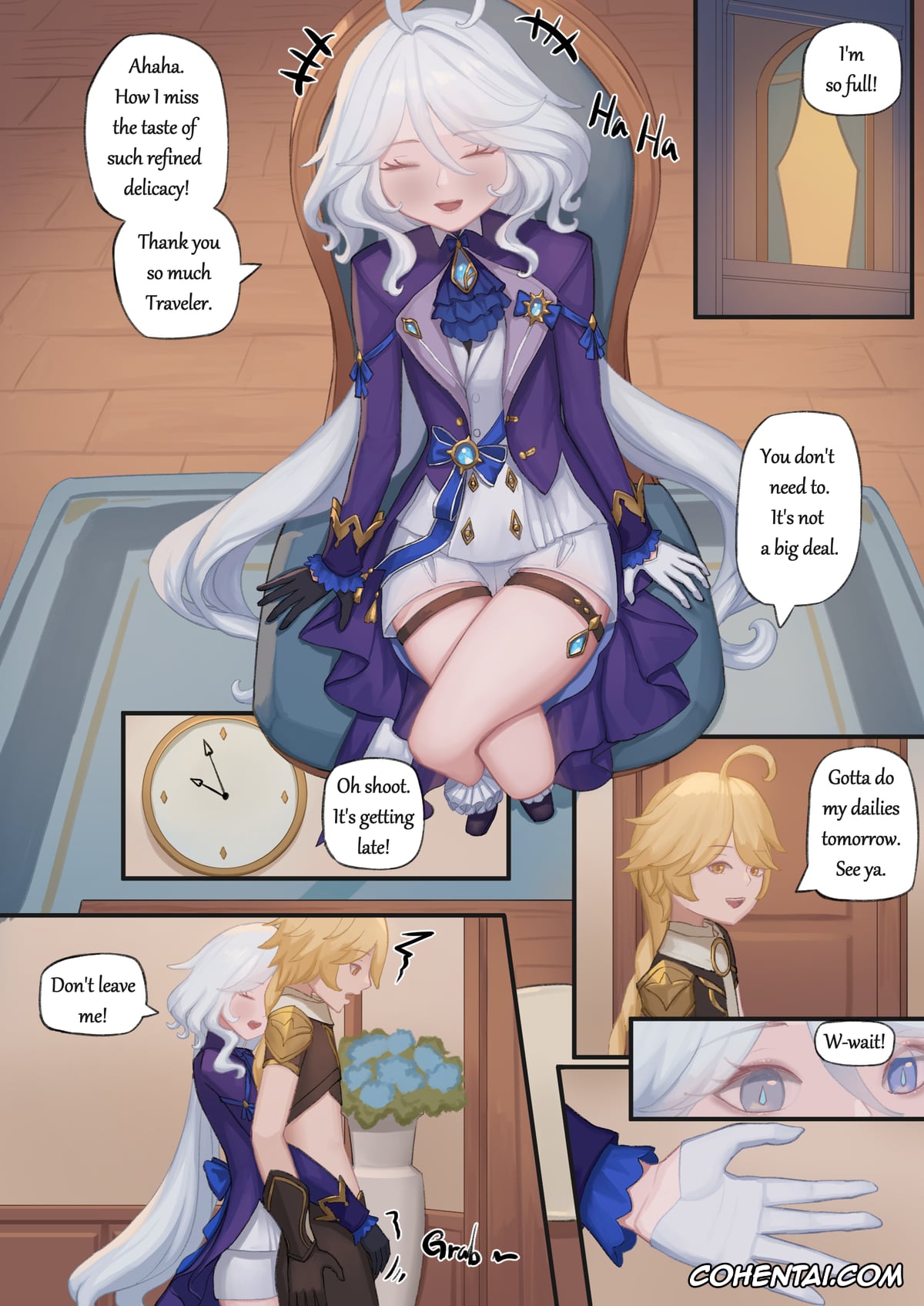 Genshin Impact xxx, Aether xxx, Focalors | Lady Furina xxx, Furina’s Puberty (Genshin Impact), pagina 7
