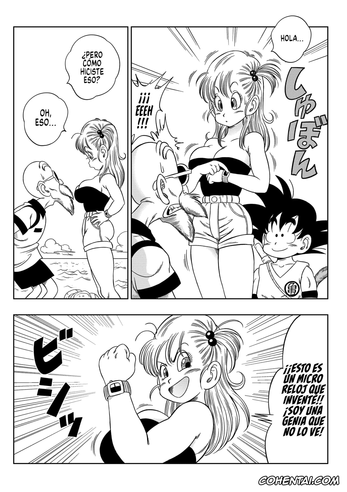 Dragon Ball hentai, Bulma Briefs hentai, Darth Maul hentai, Master Roshi hentai, Kame Toilet (Dragon Ball), pagina 3