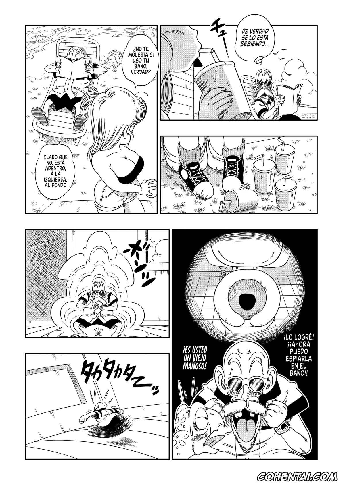 Dragon Ball porno, Bulma Briefs porno, Darth Maul porno, Master Roshi porno, Kame Toilet (Dragon Ball), pagina 5