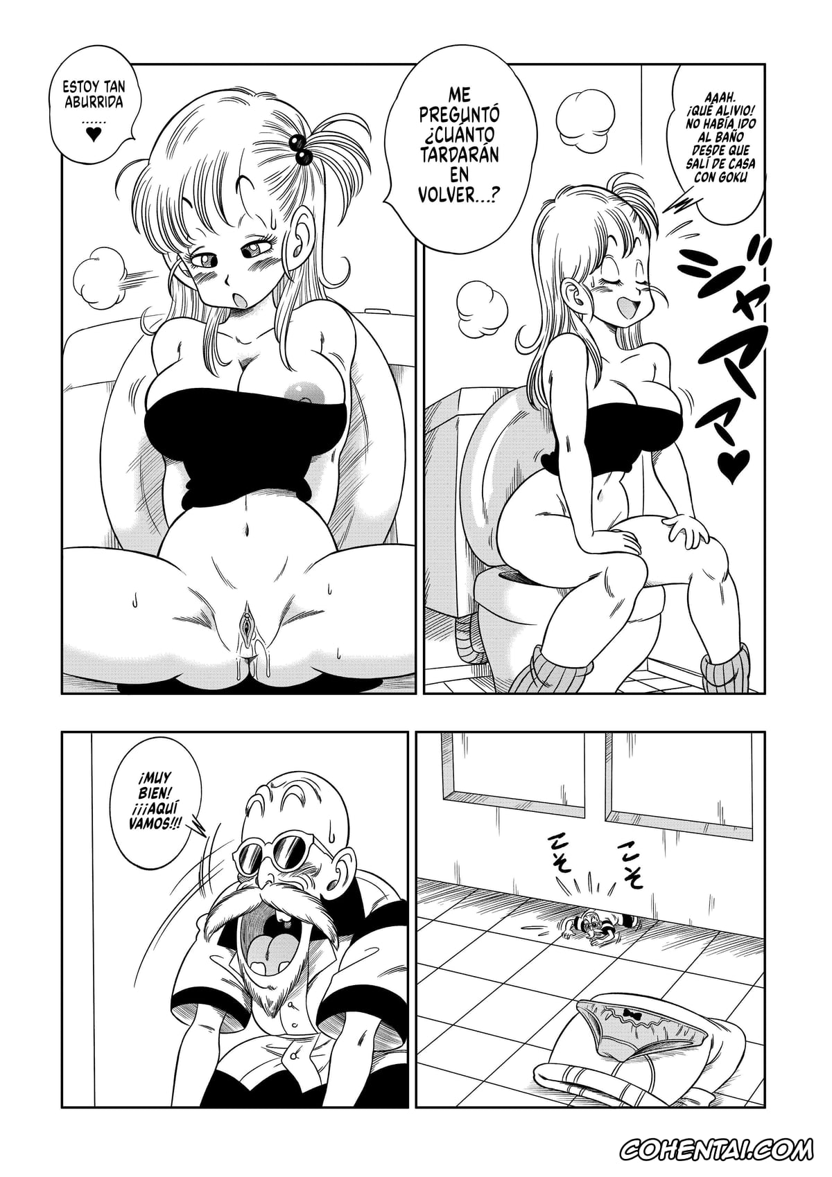 Dragon Ball hentai, Bulma Briefs hentai, Darth Maul hentai, Master Roshi hentai, Kame Toilet (Dragon Ball), pagina 6