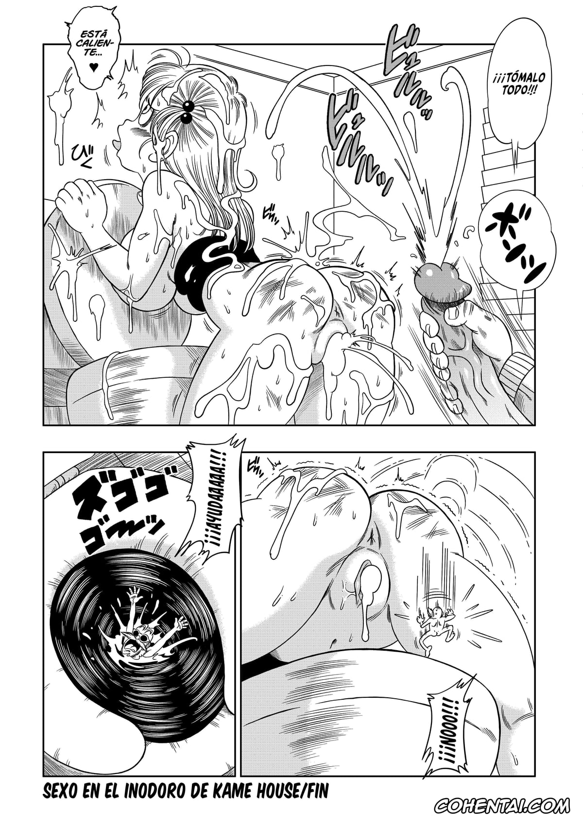 Dragon Ball xxx, Bulma Briefs xxx, Darth Maul xxx, Master Roshi xxx, Kame Toilet (Dragon Ball), pagina 28