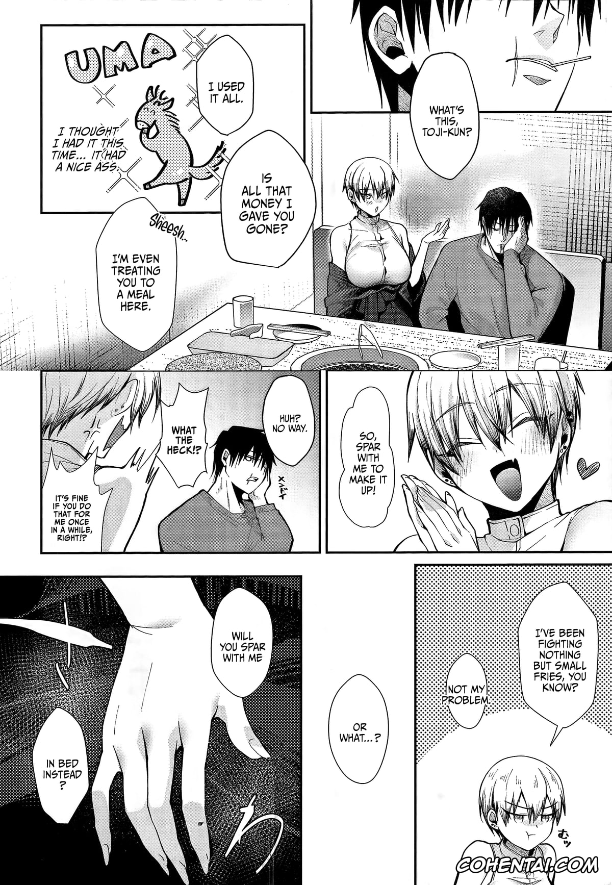 Jujutsu Kaisen porno, Naoya Zenin porno, Toji Fushiguro porno, 27 no Mesugaki o Wakaraseru (Jujutsu Kaisen), pagina 5
