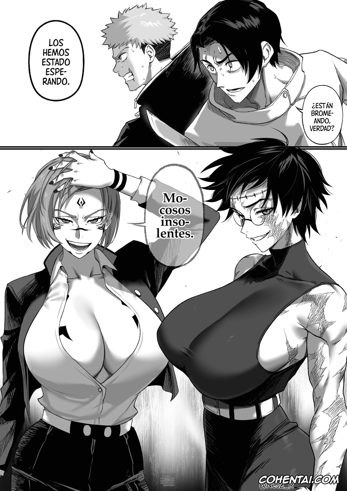 Jujutsu Kaisen hentai, Maki Zenin hentai, Nobara Kugisaki hentai, Sukuna hentai, Yuta Okkotsu hentai, Yuuji Itadori hentai, The Possession (Jujutsu Kaisen), pagina 3