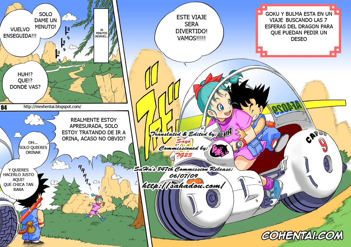 Dragon Ball xxx, Bulma Briefs xxx, Danganball Kanzen Mousou Han 01 (Dragon Ball), pagina 4