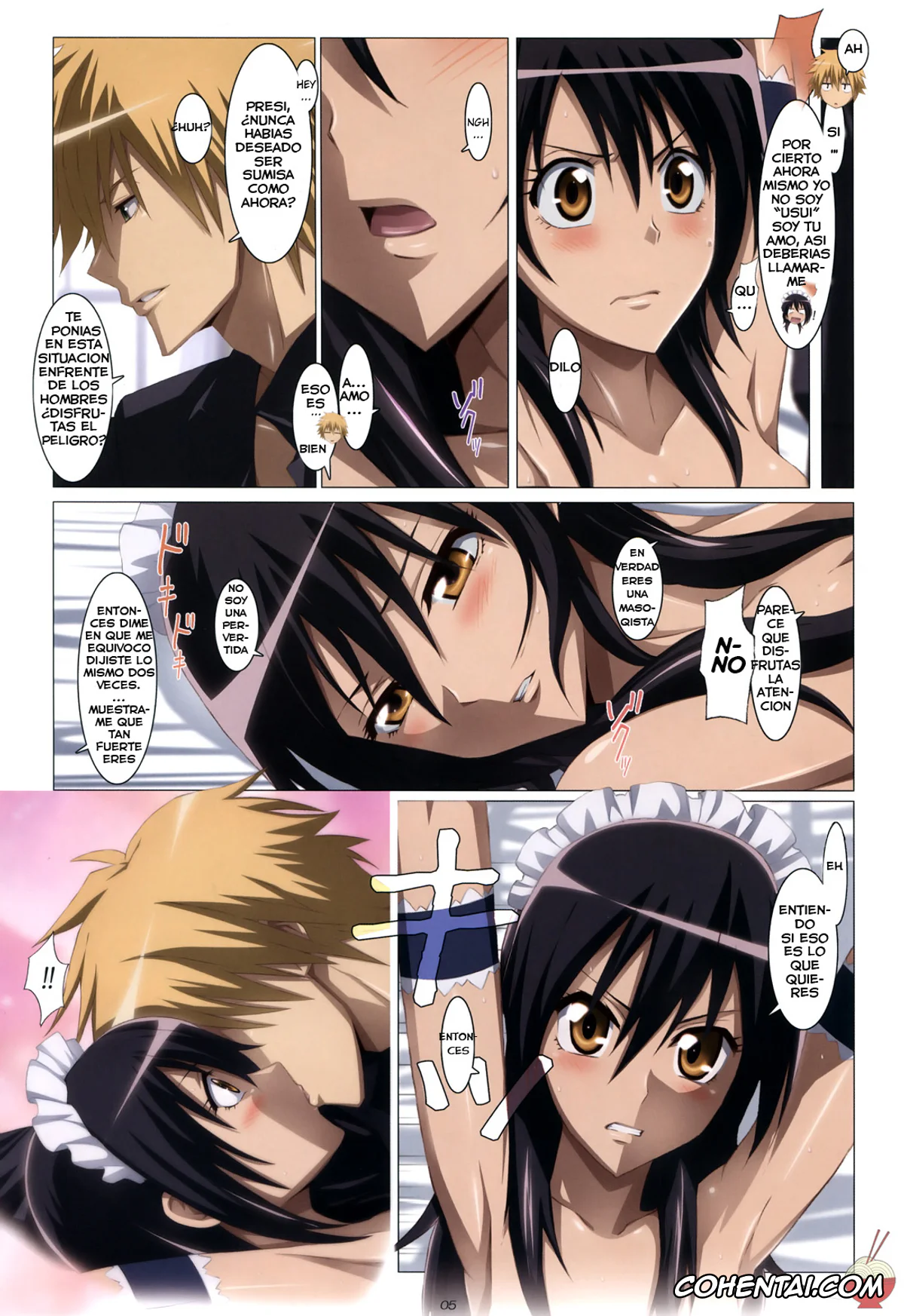Kaichou Wa Maid-sama porno, Misaki Ayuzawa porno, Takumi Usui porno, Meid in Maid-sama! (Kaichou wa Maid-sama!), pagina 5