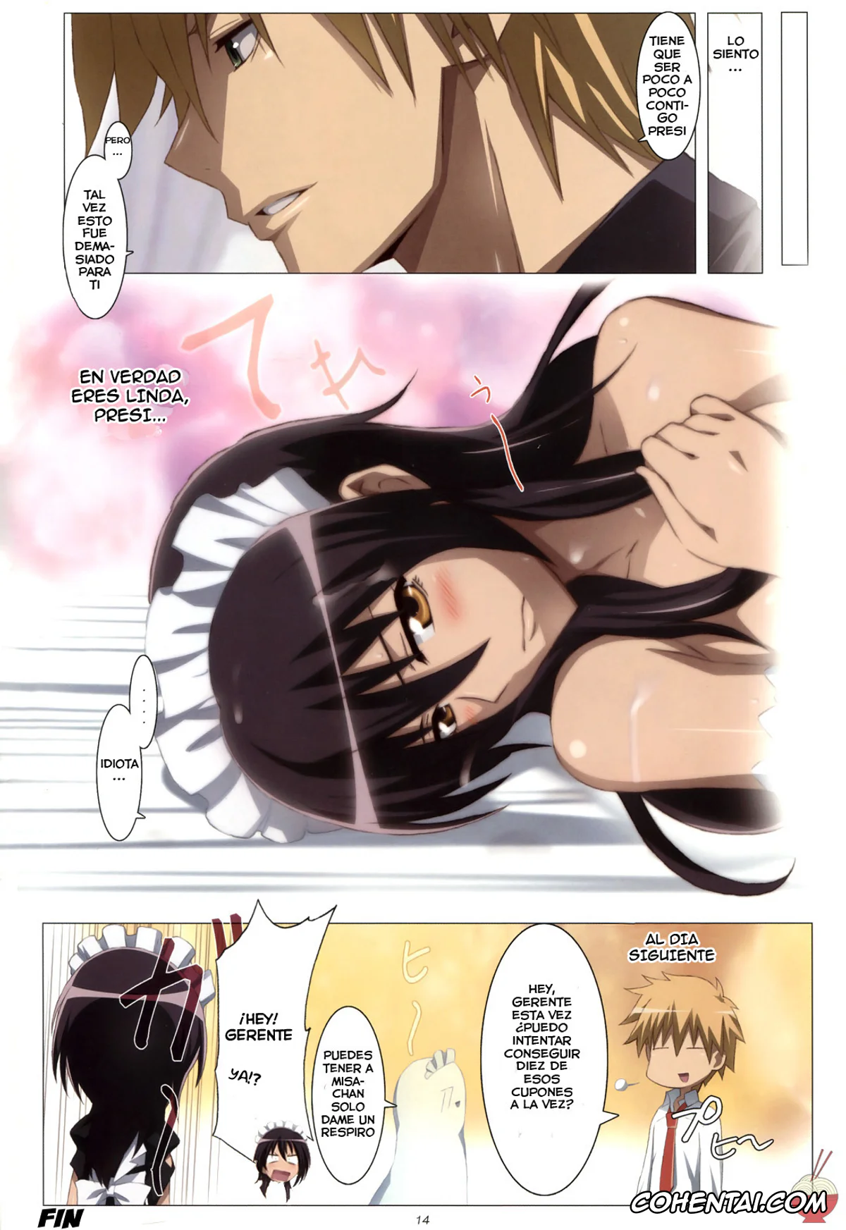 Kaichou Wa Maid-sama porno, Misaki Ayuzawa porno, Takumi Usui porno, Meid in Maid-sama! (Kaichou wa Maid-sama!), pagina 14