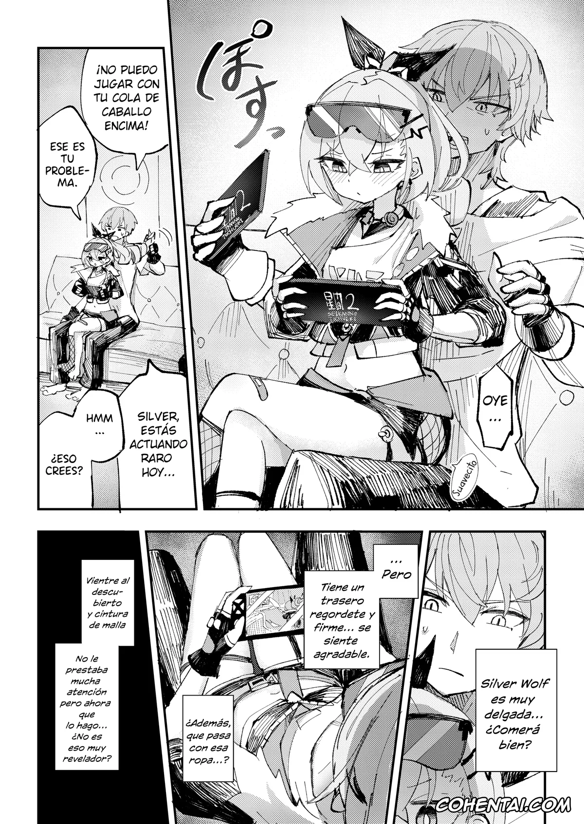 Honkai: Star Rail porno, Caelus porno, Silver Wolf porno, Koukishin wa Kaitakusha no Heya de | Curiosidad en el cuarto del trazacaminos (Honkai: Star Rail), pagina 5