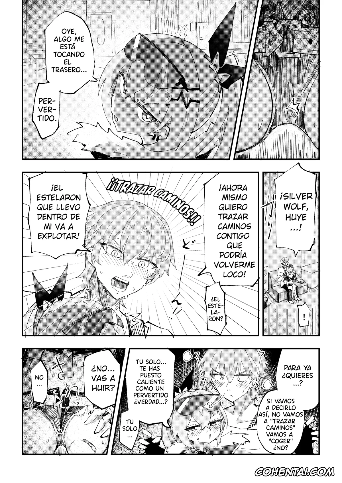 Honkai: Star Rail xxx, Caelus xxx, Silver Wolf xxx, Koukishin wa Kaitakusha no Heya de | Curiosidad en el cuarto del trazacaminos (Honkai: Star Rail), pagina 7