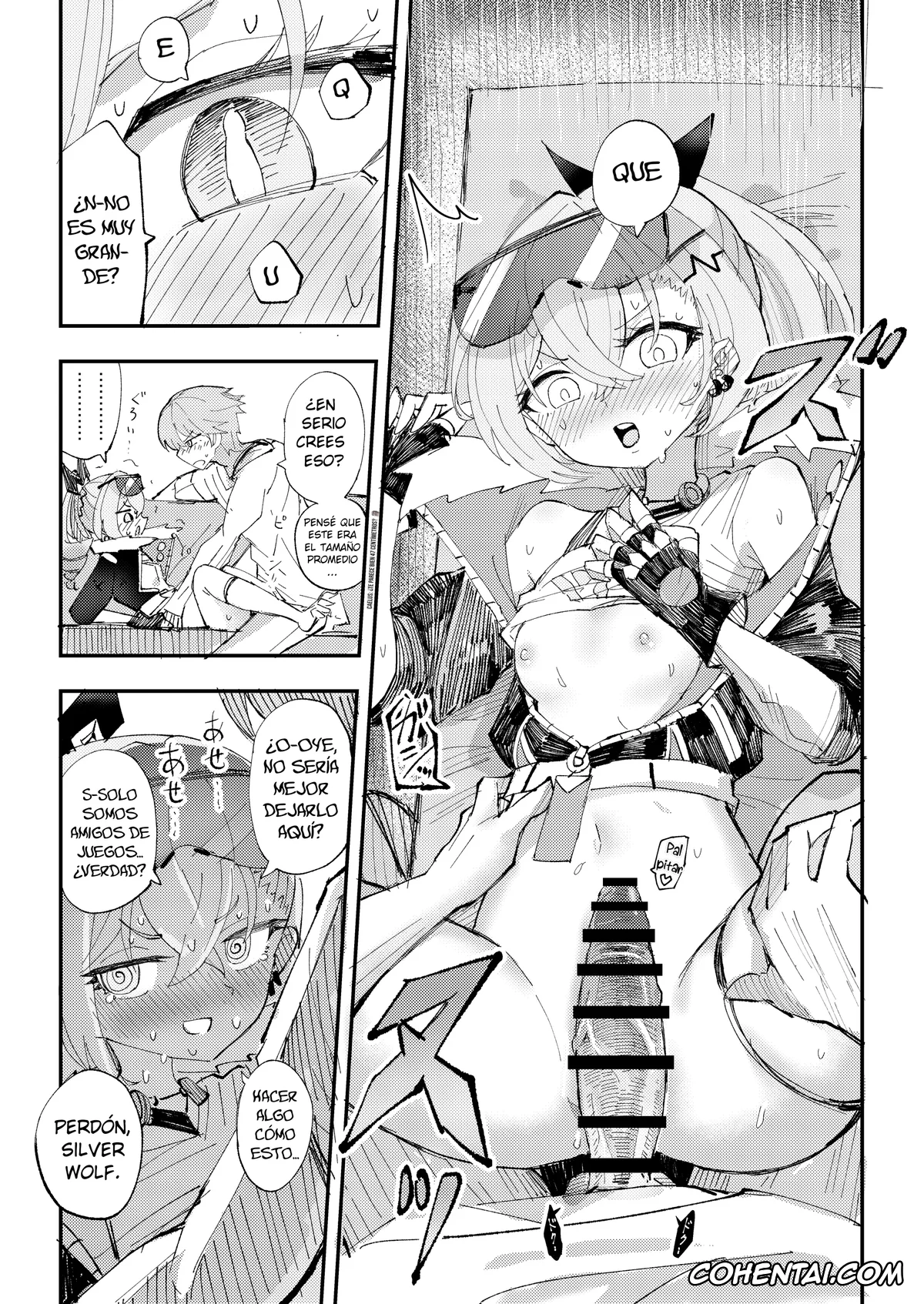 Honkai: Star Rail porno, Caelus porno, Silver Wolf porno, Koukishin wa Kaitakusha no Heya de | Curiosidad en el cuarto del trazacaminos (Honkai: Star Rail), pagina 14