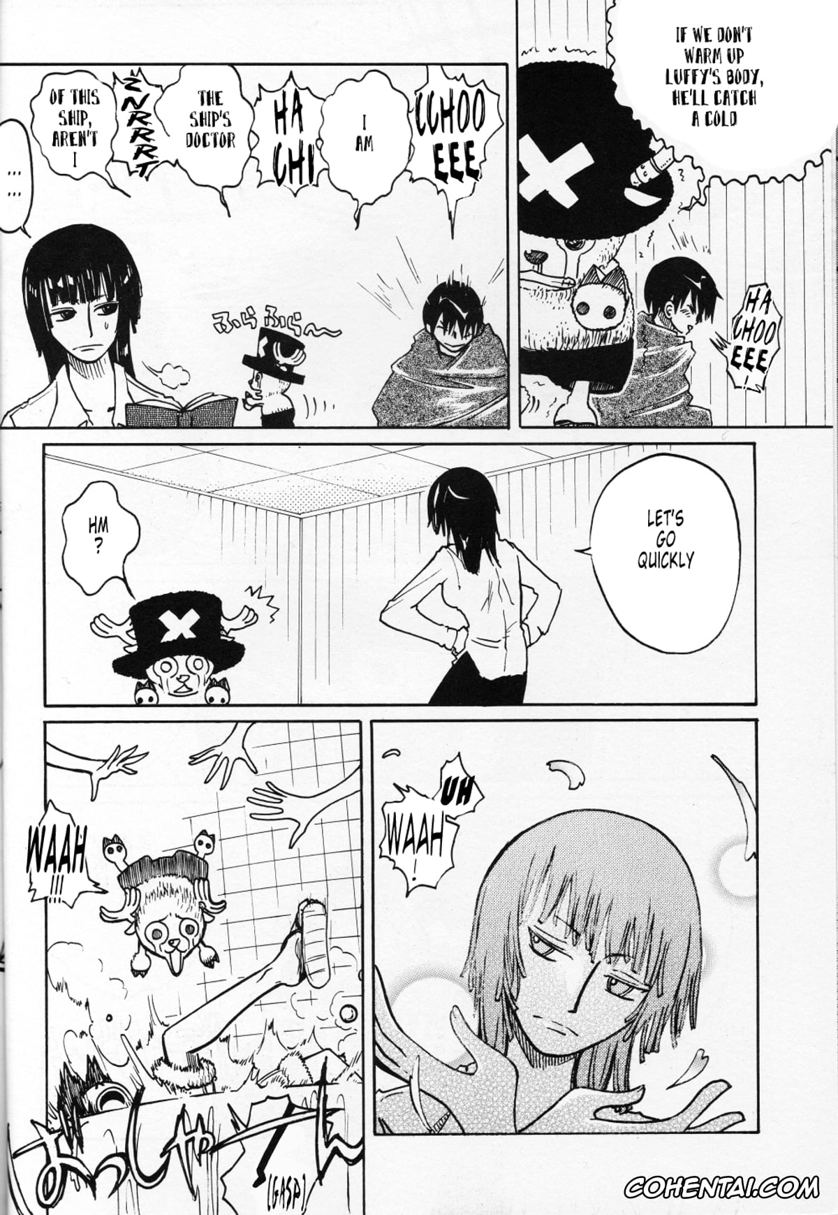 One Piece xxx, Monkey D. Luffy xxx, Nami xxx, Nico Robin xxx, Roronoa Zoro xxx, Sanji Vinsmoke xxx, Floral Talk (One Piece), pagina 7