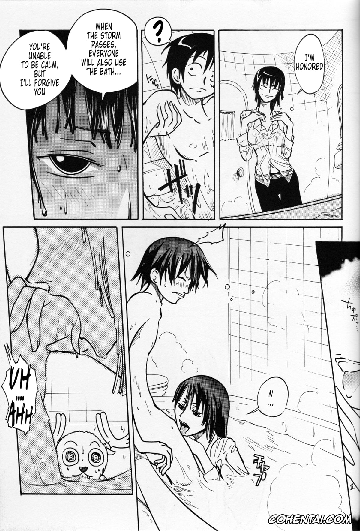 One Piece xxx, Monkey D. Luffy xxx, Nami xxx, Nico Robin xxx, Roronoa Zoro xxx, Sanji Vinsmoke xxx, Floral Talk (One Piece), pagina 10