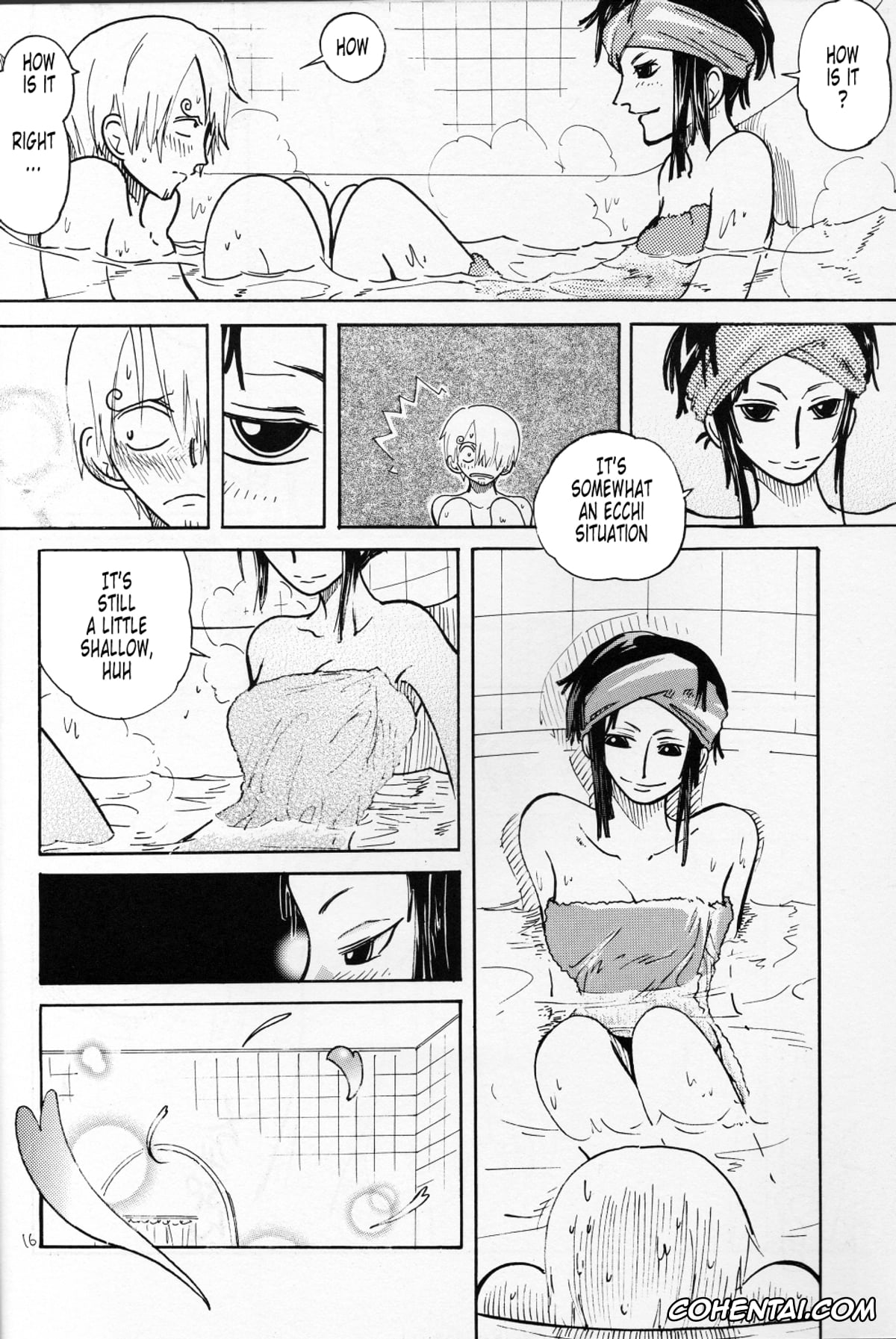 One Piece hentai, Monkey D. Luffy hentai, Nami hentai, Nico Robin hentai, Roronoa Zoro hentai, Sanji Vinsmoke hentai, Floral Talk (One Piece), pagina 15