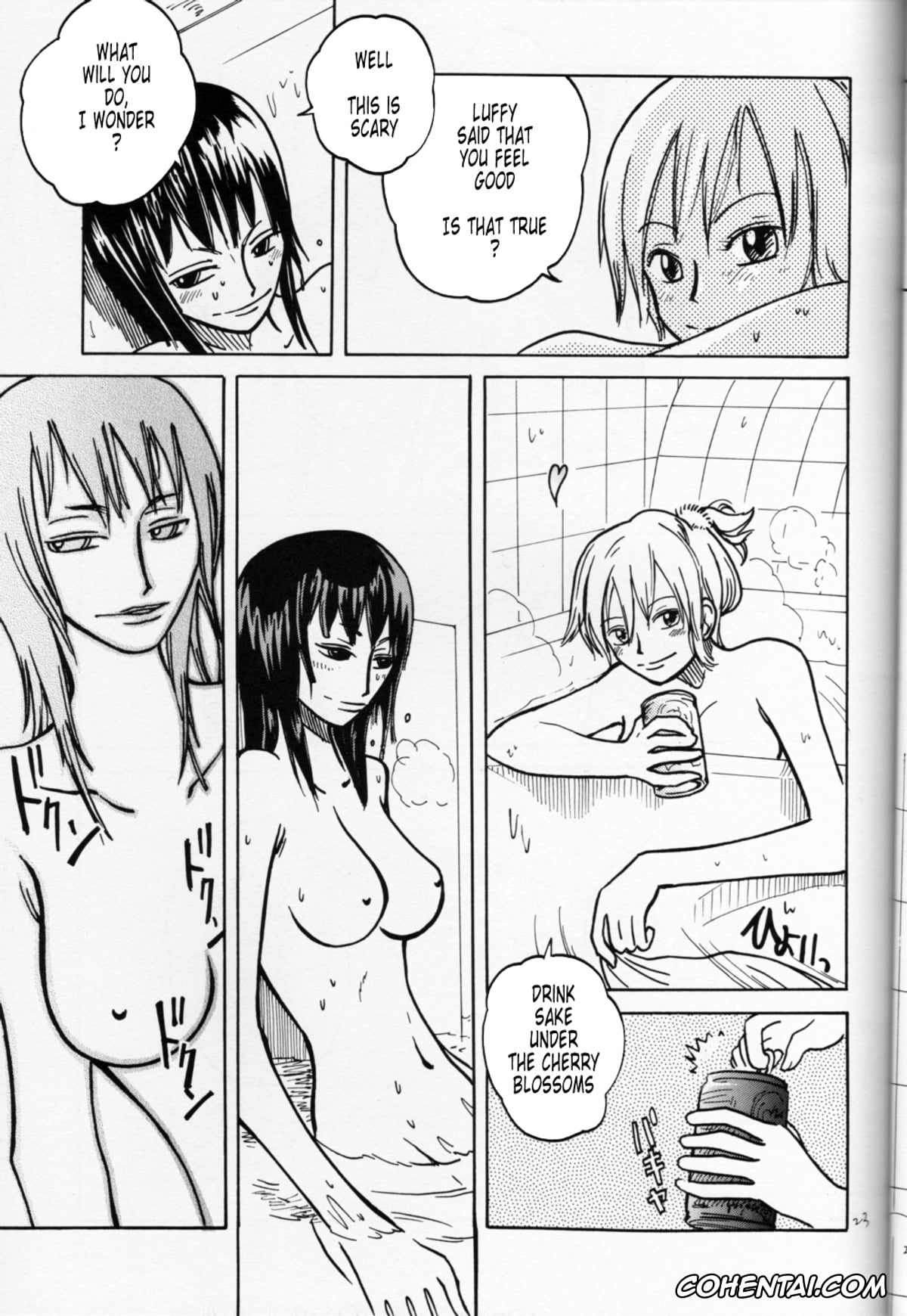 One Piece xxx, Monkey D. Luffy xxx, Nami xxx, Nico Robin xxx, Roronoa Zoro xxx, Sanji Vinsmoke xxx, Floral Talk (One Piece), pagina 22
