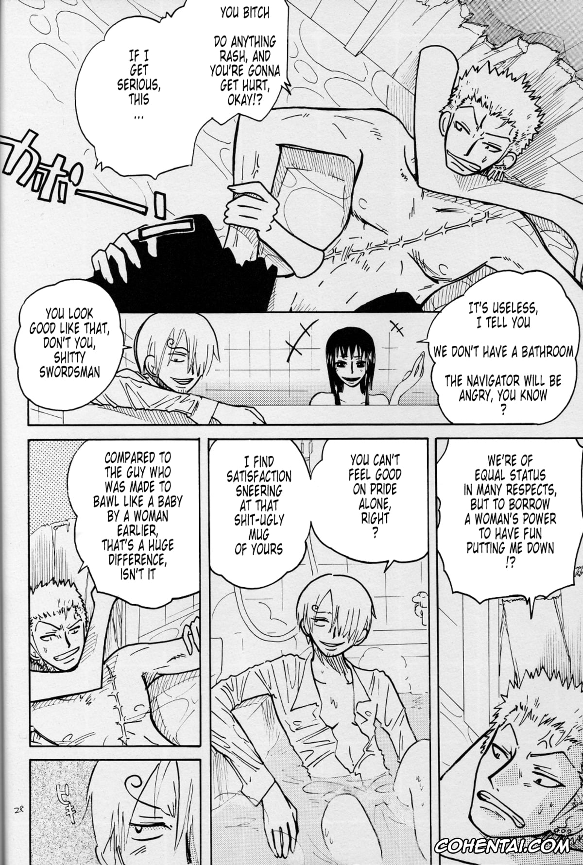One Piece hentai, Monkey D. Luffy hentai, Nami hentai, Nico Robin hentai, Roronoa Zoro hentai, Sanji Vinsmoke hentai, Floral Talk (One Piece), pagina 27