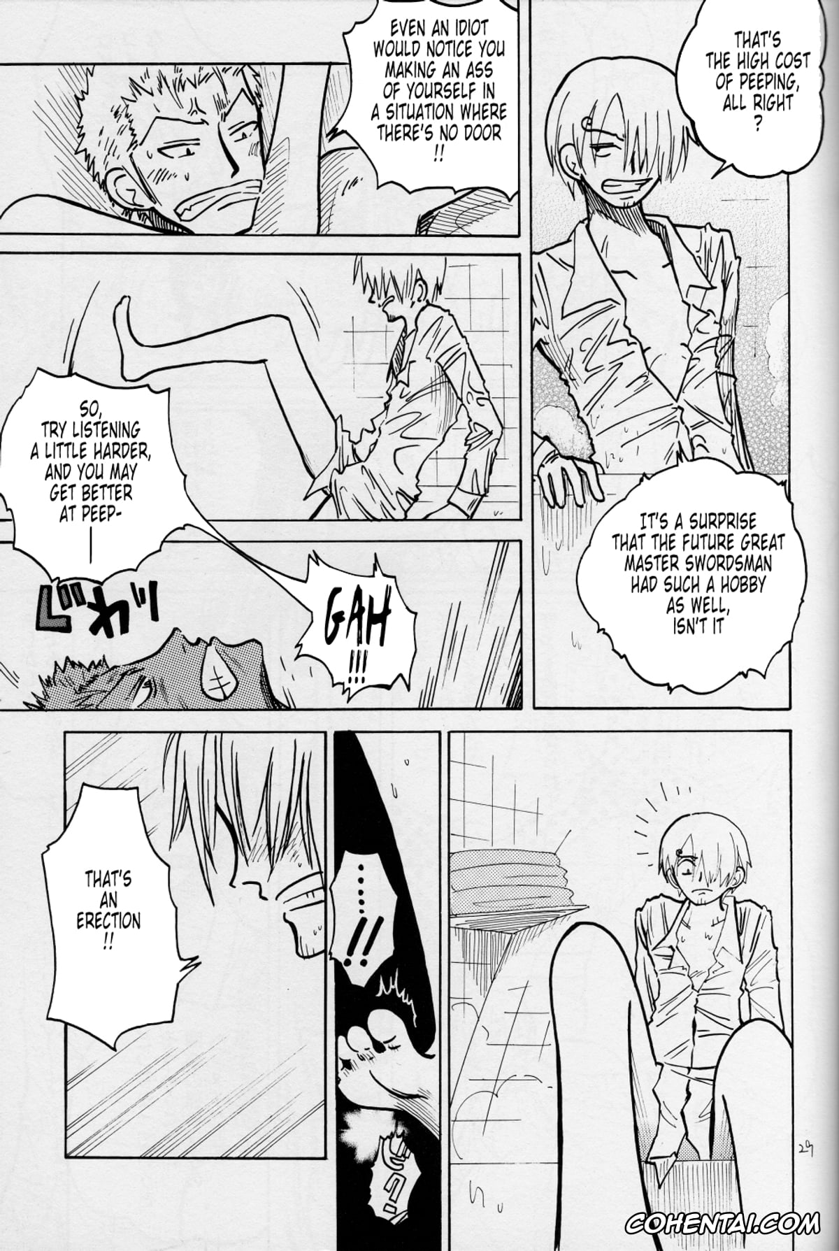 One Piece xxx, Monkey D. Luffy xxx, Nami xxx, Nico Robin xxx, Roronoa Zoro xxx, Sanji Vinsmoke xxx, Floral Talk (One Piece), pagina 28