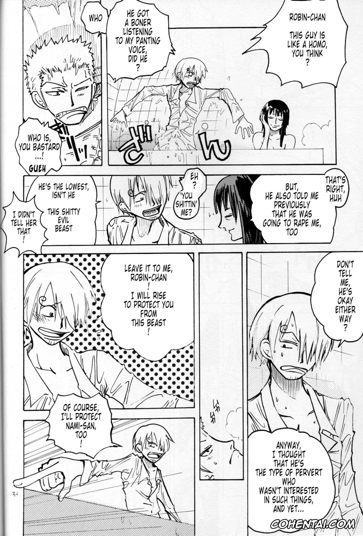 One Piece porno, Monkey D. Luffy porno, Nami porno, Nico Robin porno, Roronoa Zoro porno, Sanji Vinsmoke porno, Floral Talk (One Piece), pagina 29