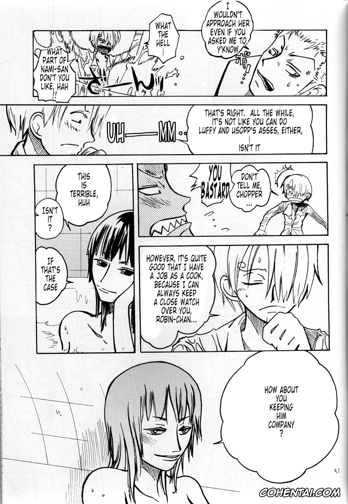 One Piece hentai, Monkey D. Luffy hentai, Nami hentai, Nico Robin hentai, Roronoa Zoro hentai, Sanji Vinsmoke hentai, Floral Talk (One Piece), pagina 30