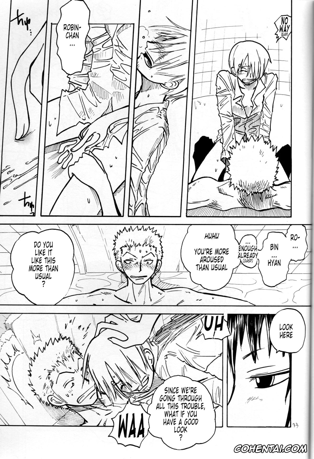 One Piece porno, Monkey D. Luffy porno, Nami porno, Nico Robin porno, Roronoa Zoro porno, Sanji Vinsmoke porno, Floral Talk (One Piece), pagina 32
