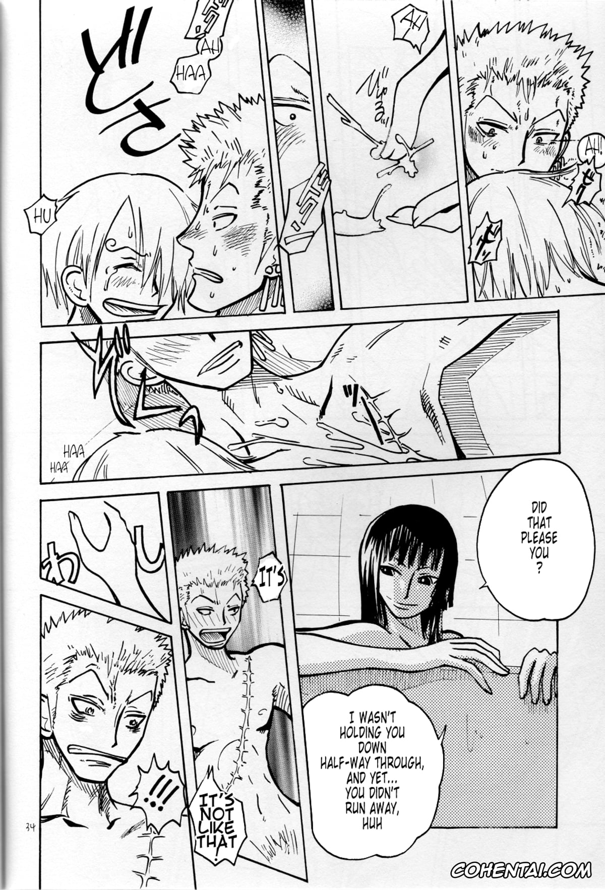 One Piece hentai, Monkey D. Luffy hentai, Nami hentai, Nico Robin hentai, Roronoa Zoro hentai, Sanji Vinsmoke hentai, Floral Talk (One Piece), pagina 33