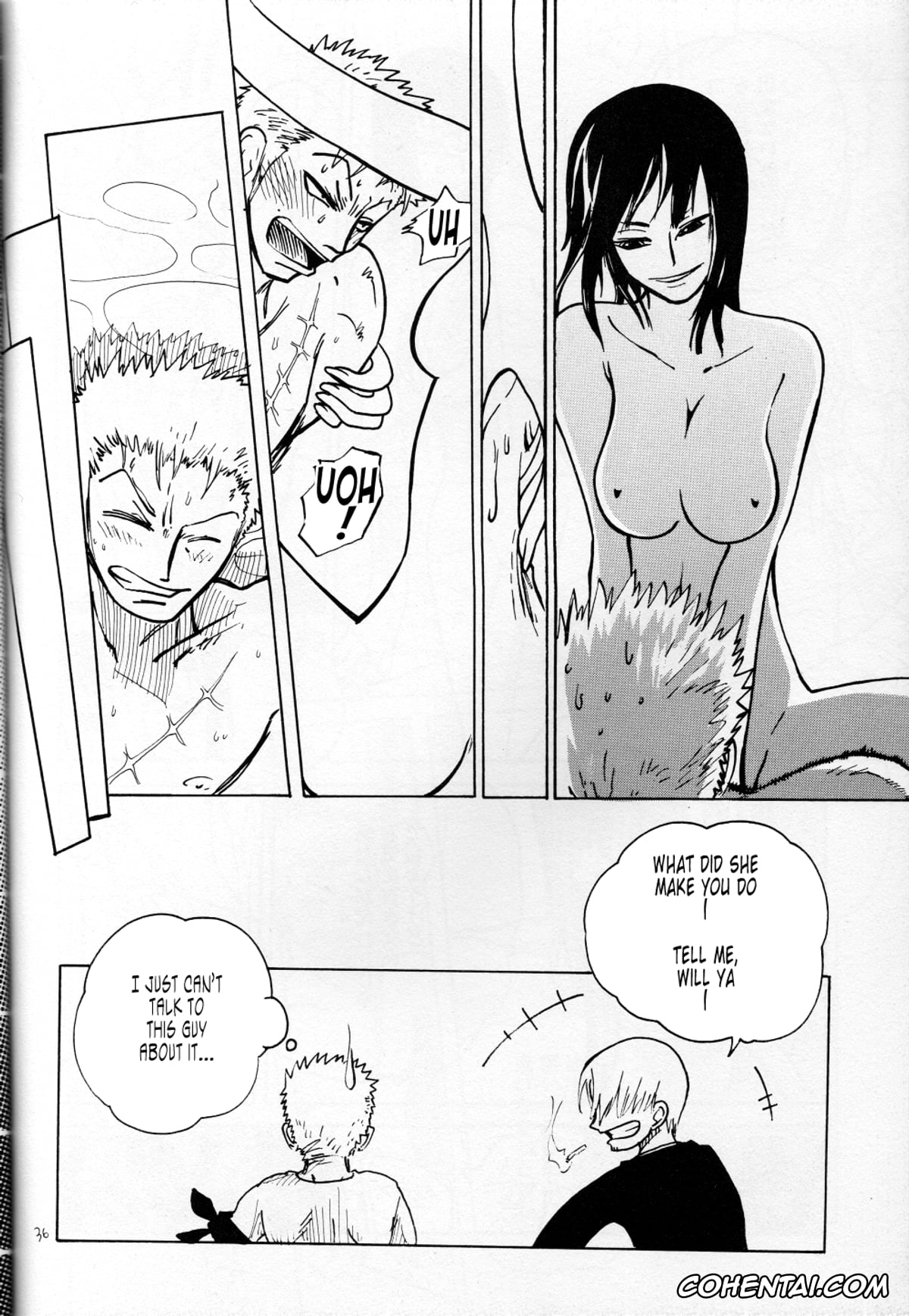 One Piece porno, Monkey D. Luffy porno, Nami porno, Nico Robin porno, Roronoa Zoro porno, Sanji Vinsmoke porno, Floral Talk (One Piece), pagina 35