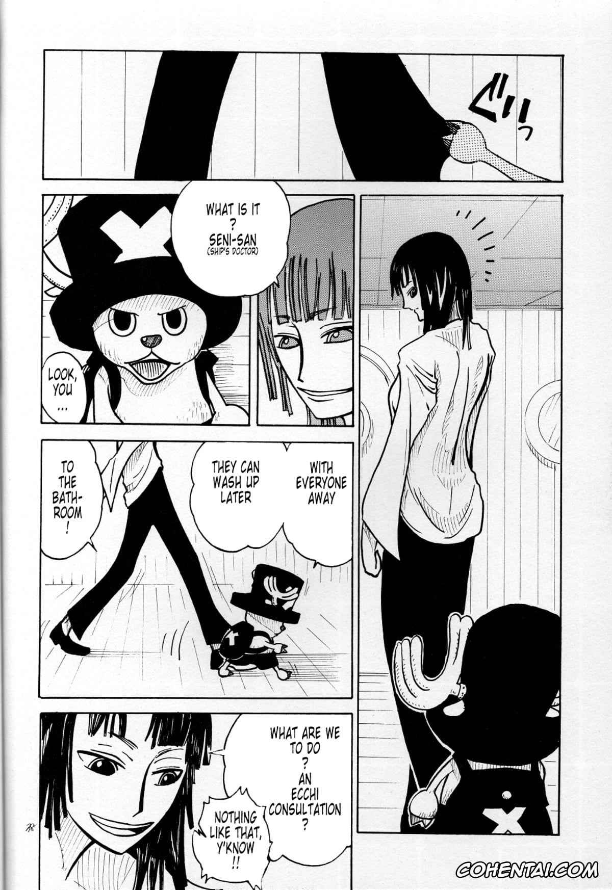One Piece xxx, Monkey D. Luffy xxx, Nami xxx, Nico Robin xxx, Roronoa Zoro xxx, Sanji Vinsmoke xxx, Floral Talk (One Piece), pagina 37
