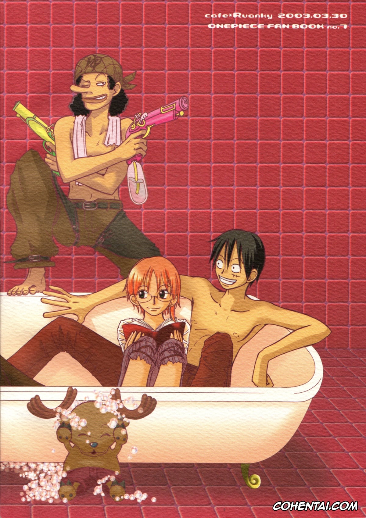 One Piece hentai, Monkey D. Luffy hentai, Nami hentai, Nico Robin hentai, Roronoa Zoro hentai, Sanji Vinsmoke hentai, Floral Talk (One Piece), pagina 42