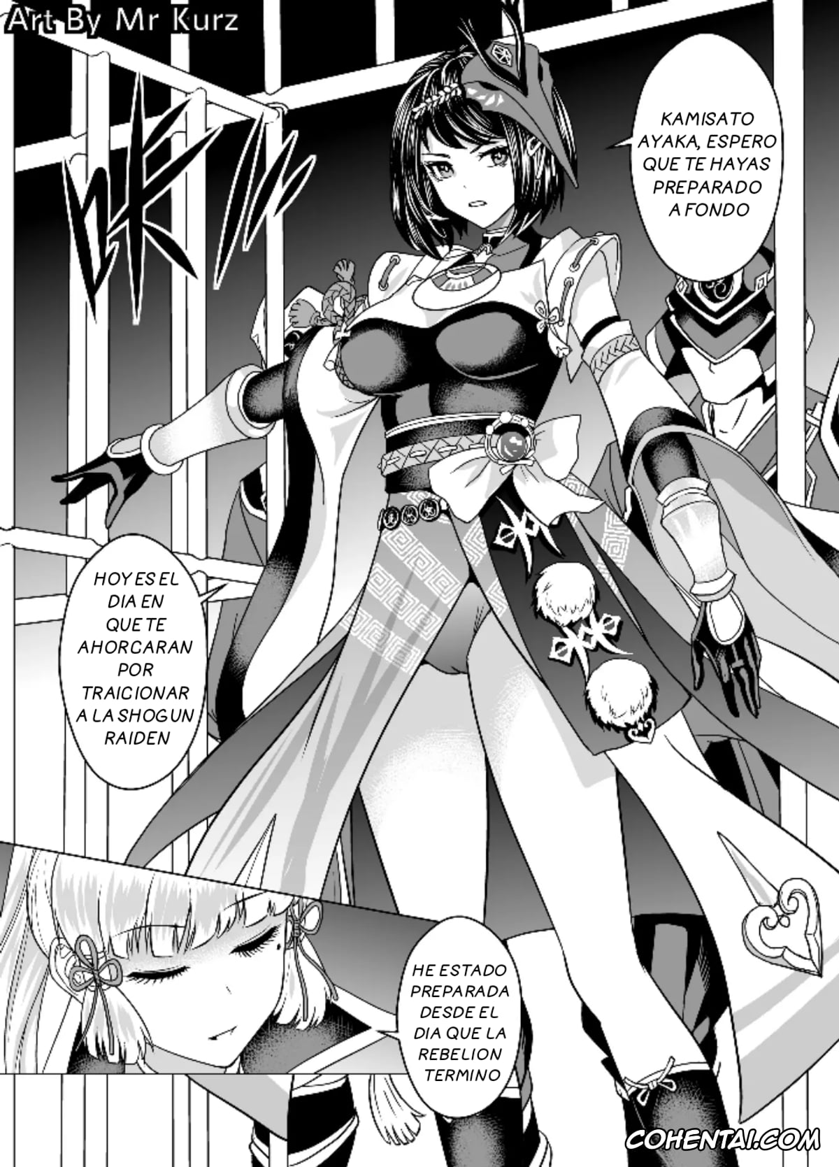 Genshin Impact porno, Ayaka Kamisato porno, Kokomi Sangonomiya porno, Raiden Shogun porno, El precio de la traición y la rebelión 1-4 (Genshin Impact), pagina 2