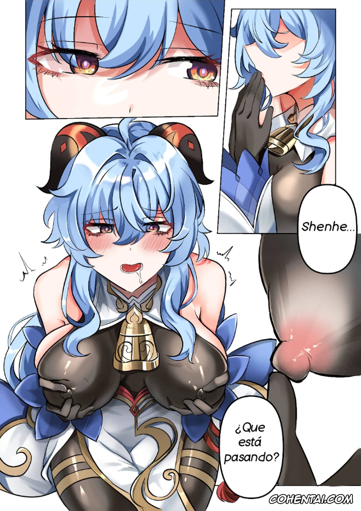 Genshin Impact porno, Ganyu porno, Shenhe porno, commission (Genshin Impact), pagina 5