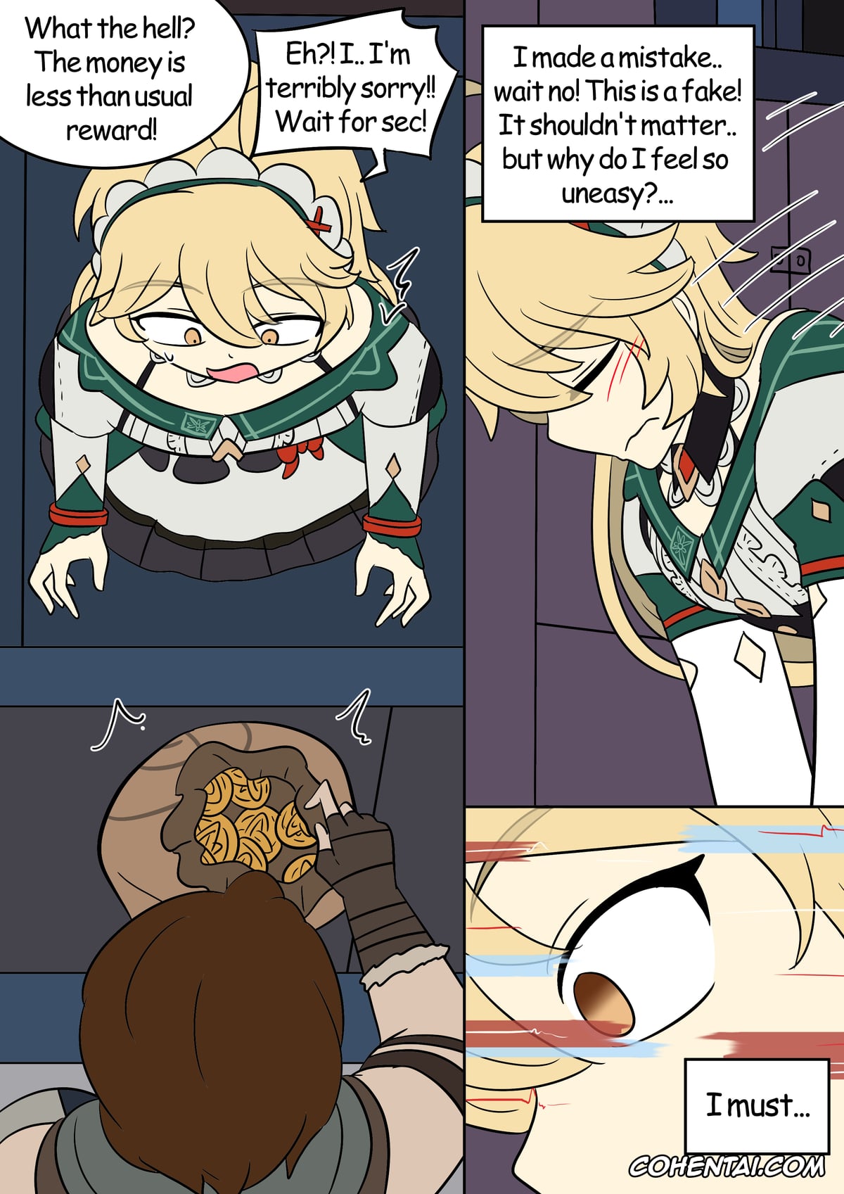 Genshin Impact hentai, Aether hentai, Katheryne hentai, Paimon hentai, Identity Lost (Genshin Impact), pagina 6