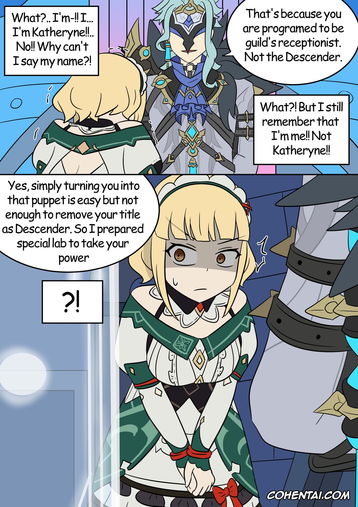 Genshin Impact hentai, Aether hentai, Katheryne hentai, Paimon hentai, Identity Lost (Genshin Impact), pagina 12